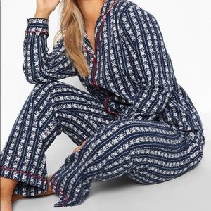 Plus size navy blue PJ set (bottoms) new with tags
